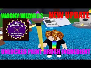 HOW TO GET THE PAINT BRUSH INGREDIENT - WACKY WIZARDS - HEAVEN UPDATE