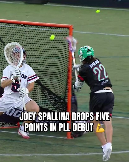 Joey Spallina five-point PLL debut – Syracuse star shines