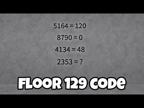How to Complete Floor 129 in IQ Test Roblox | floor 129 answer