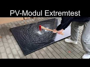 Härtetest PV-Module: Hagel, Steinschlag, Personen - wie weit kann ich gehen?