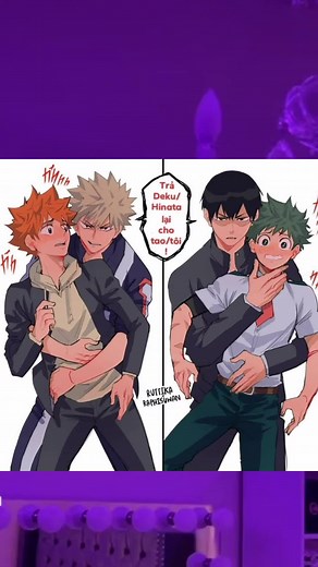 Anime Fanart Edits: Hinata x Kageyama Body Swap!