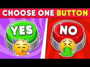 Choose One BUTTON...! 😱 YES or NO Challenge ✅❌ Hardest Choices | Daily Quiz