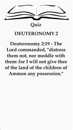 God's Surprising Boundary! 🚫 Why Israel Left Ammon Alone 🙏