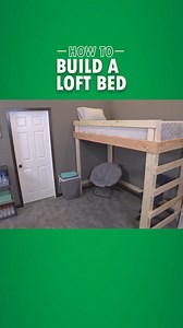 5.6K views · 39 reactions | Want extra storage in your room this school year? Follow our easy, step-by-step instructions to build your own loft bed. https://bit.ly/4cTWDDr #college #backtoschool #diy #loftbed | Menards | Facebook