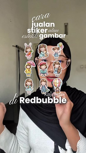 Cara Jualan Stiker di Redbubble Menggunakan AI