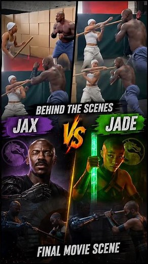 🔥 Jax & Jade Fight Training vs Final Movie Scene | Mortal Kombat 2 (2026)