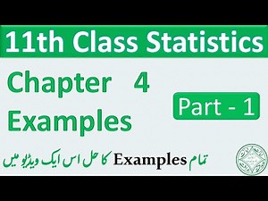 Chapter 4 Examples, Measure of Dispersion ch 4 class 11th, 11 class statistics, all examples 4.10