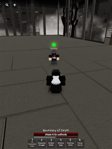 boundary of death test!#skillbuilder #movesets #roblox #libraryofruina #jjs #jujutsushenanigans #shiassociation