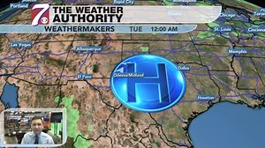 3K views · 28 reactions | Tied an all-time August record today of 107 degrees at Midland INT'L. Relief arrives tomorrow (sort of). Triple digits expected, but winds shift out of the north. Wednesday - Friday we're only in the mid-upper 90s w/ scattered rain chances across the basin | First Alert 7 | Facebook