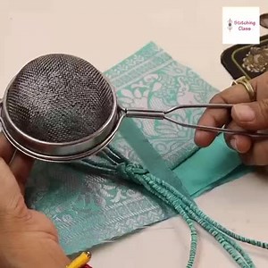 48K views · 577 reactions | Beautiful Rose  latkan बनाने का सिम्पल तरीक़ा| Latkan for blouse | DIY | easy method | Stitching Class | Facebook