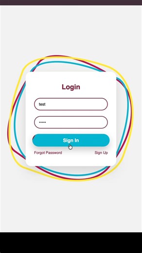 animated login form using html css | login form | animated login form | css login form