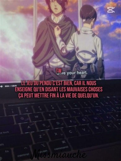 le jeu du pendu #pourtoi #anime #edit #animeedit #attackontitan #aotedit #snk