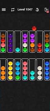 Ball Sort Color Water Puzzle Solution Level 1047
