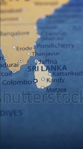 Atlas Map of the World Globe || Focusing on Sri Lanka