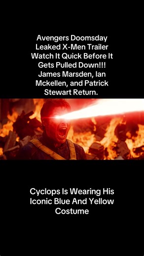 Full leaked trailer for X-Men return Avengers Doomsday Trailer. #xmen #avengersdoomsday #marvel #cyclops #disney