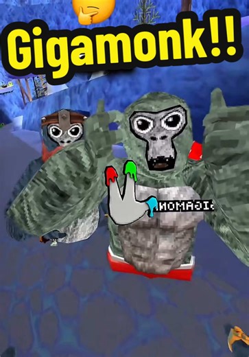 Gigamonk! ❤️ #gorillatag #gtag #vikingvr #fingerpainter | gigamonk