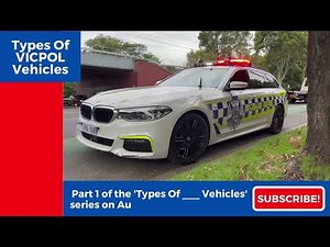 Types Of Victoria Police Vehicles! Australian Lights & Sirens