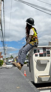 249K views · 9.5K reactions | New project started! Started mapping out the poles for connivence outlets after finishing up a job early! Each pole is a different height and utility company has some strict guidlines on where i can put things! Youll see me in the bucket more this week this was a good test run! #bluecollar #femaleelectrician #electrician #lextheelectrician #commercialelectrician #milwaukeetools #construction #fypシ | Lexi Abreu | Facebook