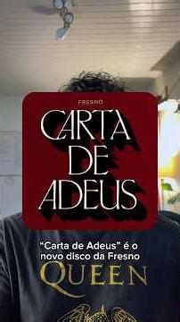 Fresno lança seu novo álbum “Carta de Adeus” #Fresno #Emo #Emorock