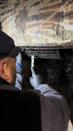 Cleaning The Blades Of A Squirrel Cage Fan
