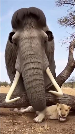 Mammoth Saving Saber-Toothed Predator!