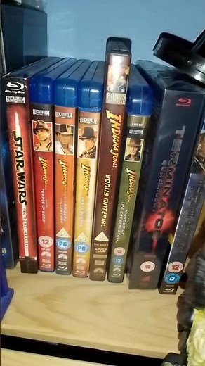 Indiana Jones DVD and Blu-rays collection