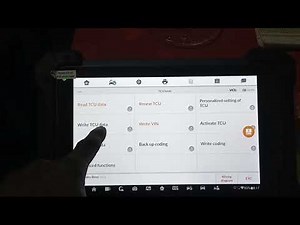 autel Im 608 pro Mercedes transmission module renew and write .