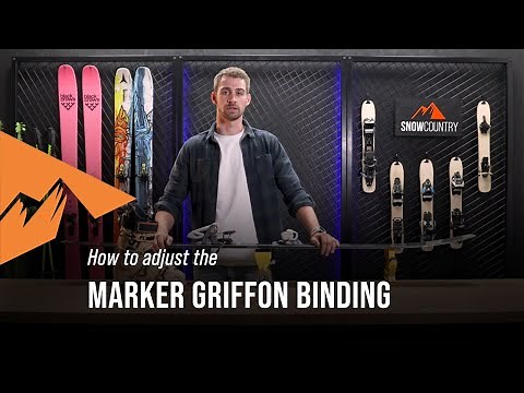 How to adjust a Marker Griffon ski binding