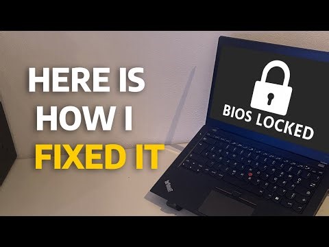 How I Bypassed a BIOS Password on a ThinkPad (Full Tutorial)