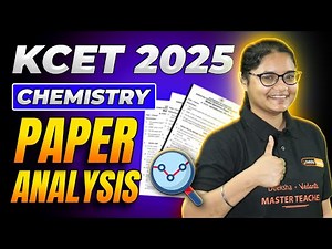 KCET Chemistry Paper Analysis With Answer Key 🔥 | Deeksha Karnataka