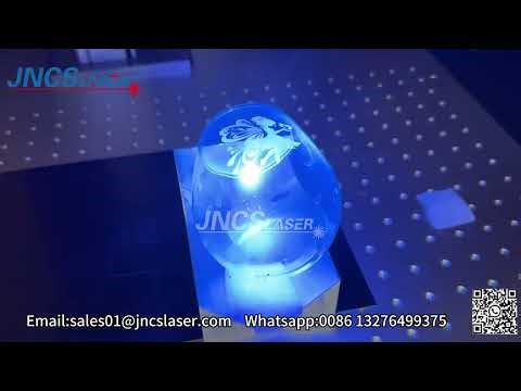Hot 10W 3D Full enclosure UV laser marking machine for marking glass ,jncslaser