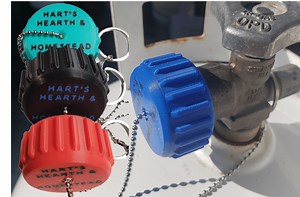 QCC1 Propane Tank Cap, LP OPD Valve Blue Dust Cover for 5-40 lb Tanks - Walmart.com