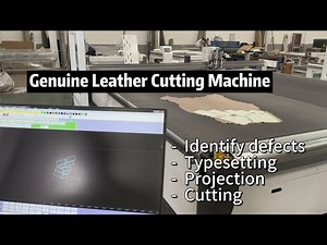 Leather Cutting Machine | CNC Osciallting Knife Cutting Machine