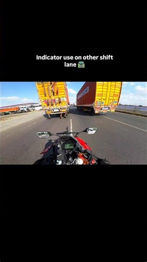 indicator use on other shift lane