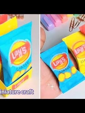 DIY miniature craft / easy miniature paper craft ideas💡