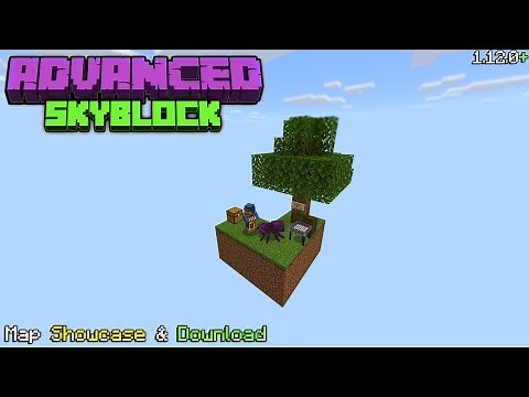 "Advanced Skyblock" Bedrock Edition Map W/Download(1.12.0+)
