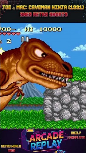 🎮 Joe & Mac: Caveman Ninja (1991) – SNES Retro Shorts #retrogaming #snes #longplay