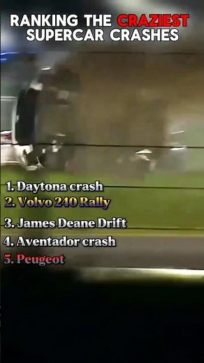 RANKING The Craziest Supercar Crashes & Racing Fails! 🤯