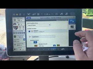 Pro 1200 Caseih Overlap Control settings