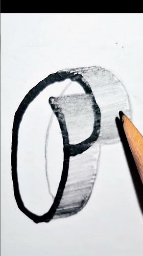 "'P' for Perfect Portrait | Drawing Tutorial for Beginners #art #drawing #letterP