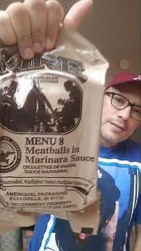 MRE review - Meatballs in Marinara