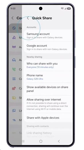 How to use Airdrop on Samsung Galaxy phones