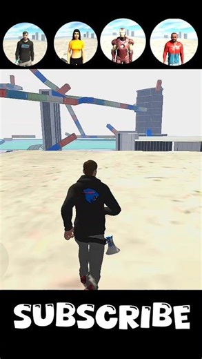 All Charector Jump 🦘 Challenge 🔥 indian Bikes Driving 3D 👻 || #gaming #shorts