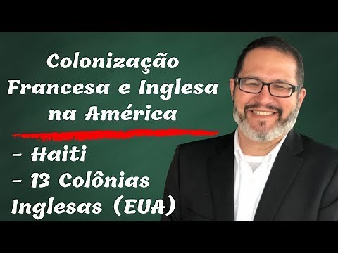 COLONIZAÇÃO FRANCESA e INGLESA na AMÉRICA