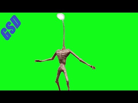 Siren head Light head Green Screens (CGTrader) (Horror Skunx) | Trevor Henderson Fan Made