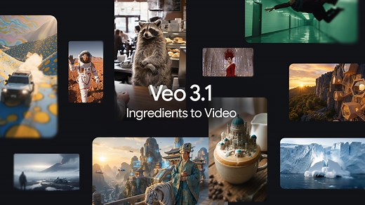 Veo 3.1 Ingredients to Video: More consistency, creativity and control