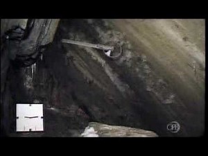 Underneath a glacier time lapse