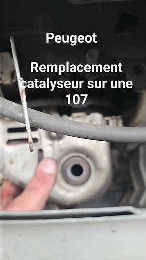 Peugeot 107 remplacement catalyseur
