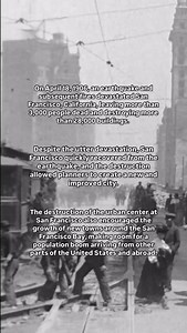 56K views · 580 reactions | The estimated 8.0 earthquake destroyed over 28,000 buildings, including most of the city’s homes and nearly all the central business district. | HISTORY | Facebook