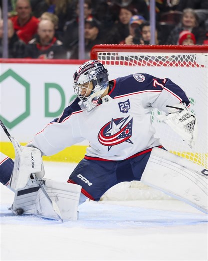 Another stellar performance from Jet! 🤩 He stopped 27 of 28 shots, but only one could be the Advanced Drainage Systems, Inc. Save of the Game! | Columbus Blue Jackets